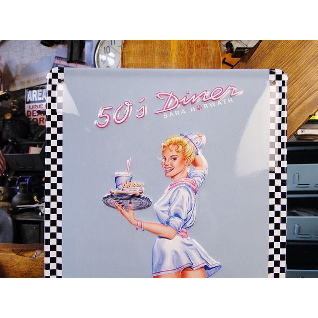 世界の名車＆クラシックカー　3Dメタルサイン　（50'Sダイナー）　アメリカン雑貨　アメリカ雑貨 |  | 01