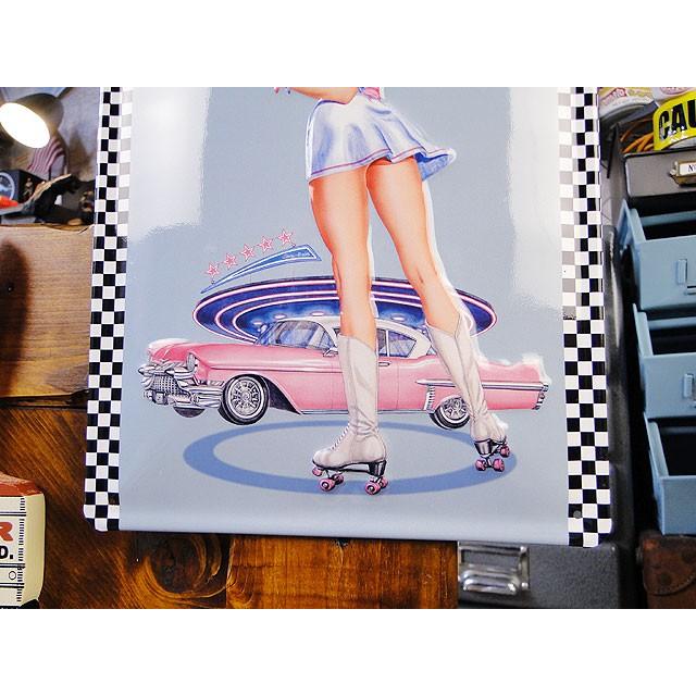 世界の名車＆クラシックカー　3Dメタルサイン　（50'Sダイナー）　アメリカン雑貨　アメリカ雑貨 |  | 02