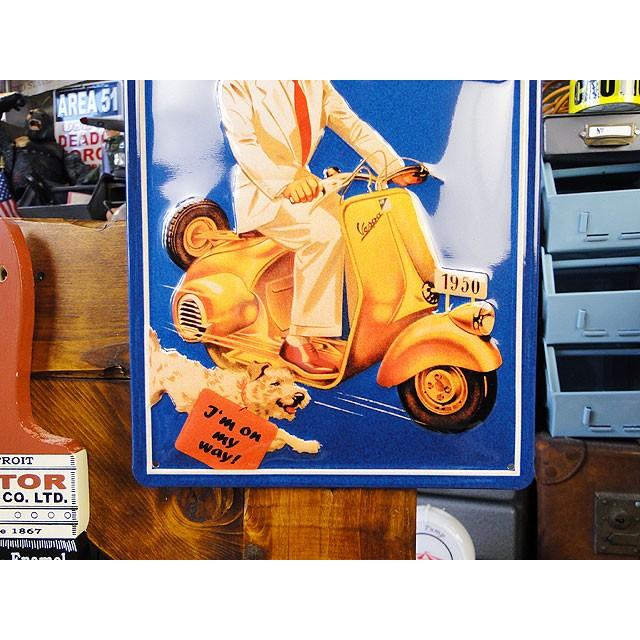 世界のオートバイ　3Dメタルサイン　（ベスパ/ホフマン）　アメリカン雑貨　アメリカ雑貨 |  | 02