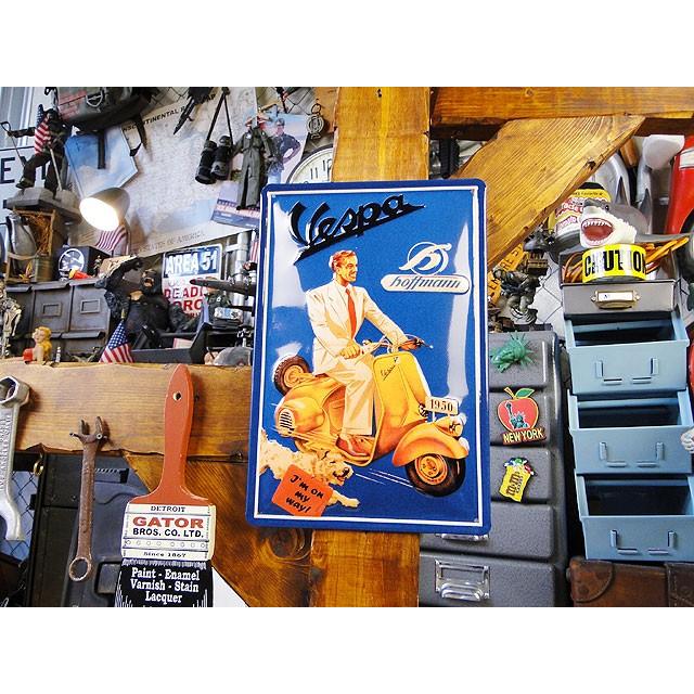 世界のオートバイ　3Dメタルサイン　（ベスパ/ホフマン）　アメリカン雑貨　アメリカ雑貨 |  | 03