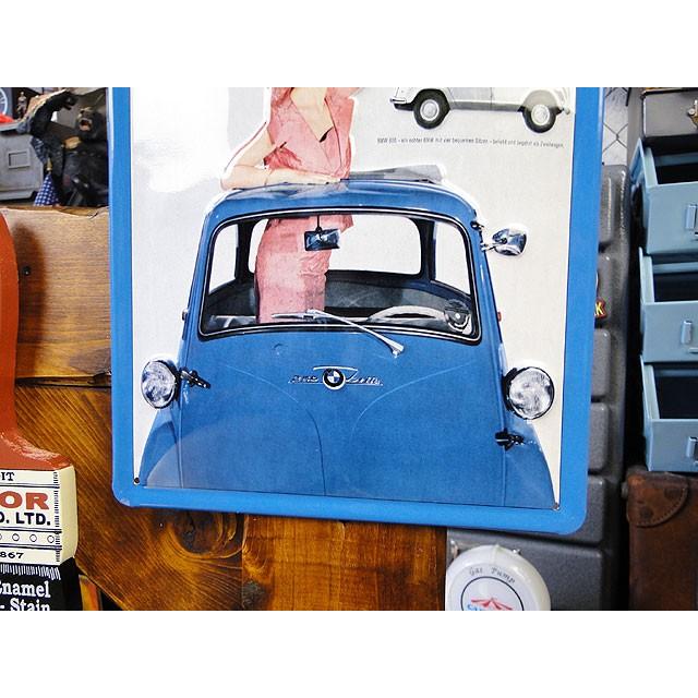 世界の名車＆クラシックカー　3Dメタルサイン　（BMW　イセッタ）　アメリカン雑貨　アメリカ雑貨 |  | 02