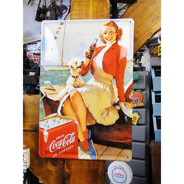 コカ・コーラ　3Dメタルサイン　（コカ・コーラ/ピクニックストレージ）　アメリカン雑貨　アメリカ雑貨｜candytower