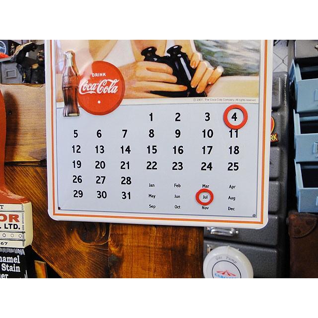コカ・コーラ　3Dメタルサイン　（コカ・コーラ/万年カレンダー）　アメリカン雑貨　アメリカ雑貨 | アメリカン レトロ | 02