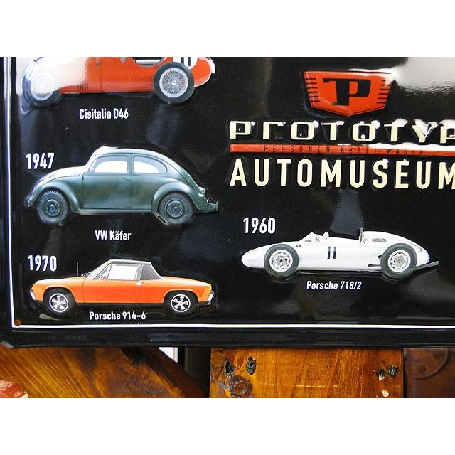世界の名車＆クラシックカー　3Dメタルサイン　（プロトタイプ/オ−トミュージアム）　アメリカン雑貨　アメリカ雑貨 |  | 02