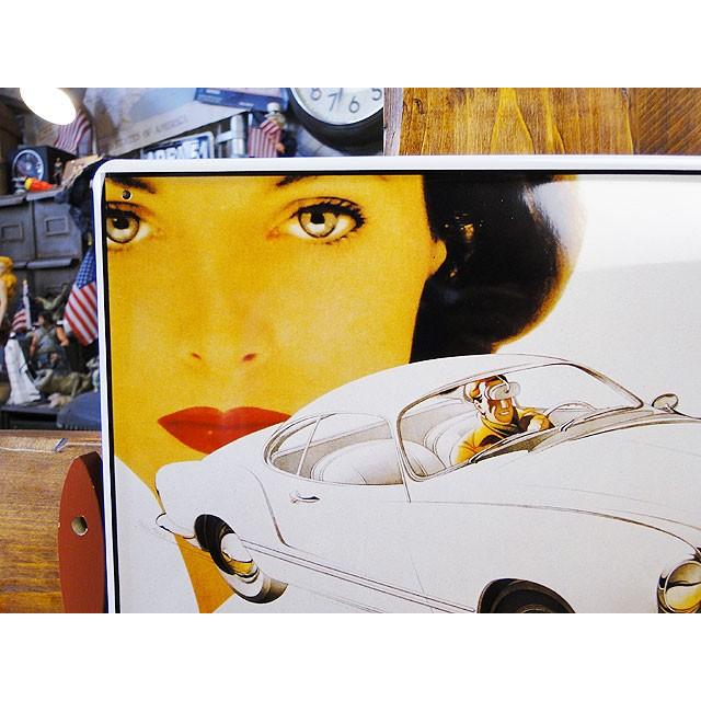 世界の名車＆クラシックカー　3Dメタルサイン　（カルマンギア）　アメリカン雑貨　アメリカ雑貨 |  | 01