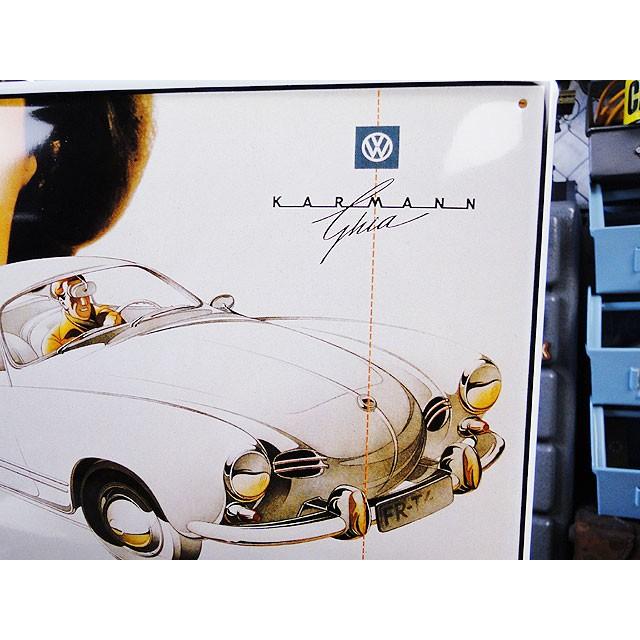 世界の名車＆クラシックカー　3Dメタルサイン　（カルマンギア）　アメリカン雑貨　アメリカ雑貨 |  | 02