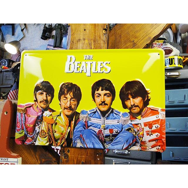 ビートルズ　3Dメタルサイン　（ビートルズ/サージェントペッパー）　アメリカン雑貨　アメリカ雑貨 | アメリカン レトロ