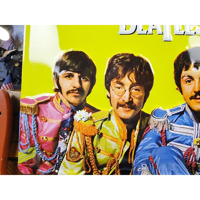 ビートルズ　3Dメタルサイン　（ビートルズ/サージェントペッパー）　アメリカン雑貨　アメリカ雑貨 | アメリカン レトロ | 01