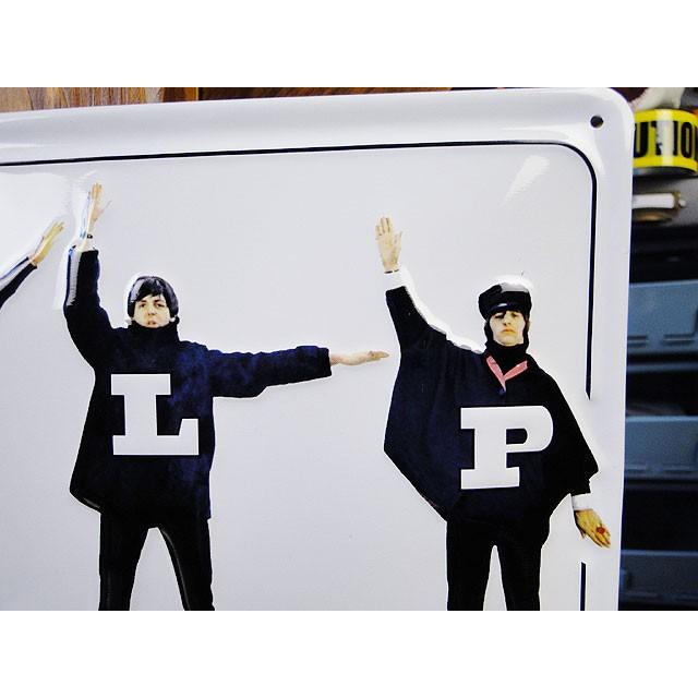 ビートルズ　3Dメタルサイン　（ビートルズ/ヘルプ）　アメリカン雑貨　アメリカ雑貨 | アメリカン レトロ | 02