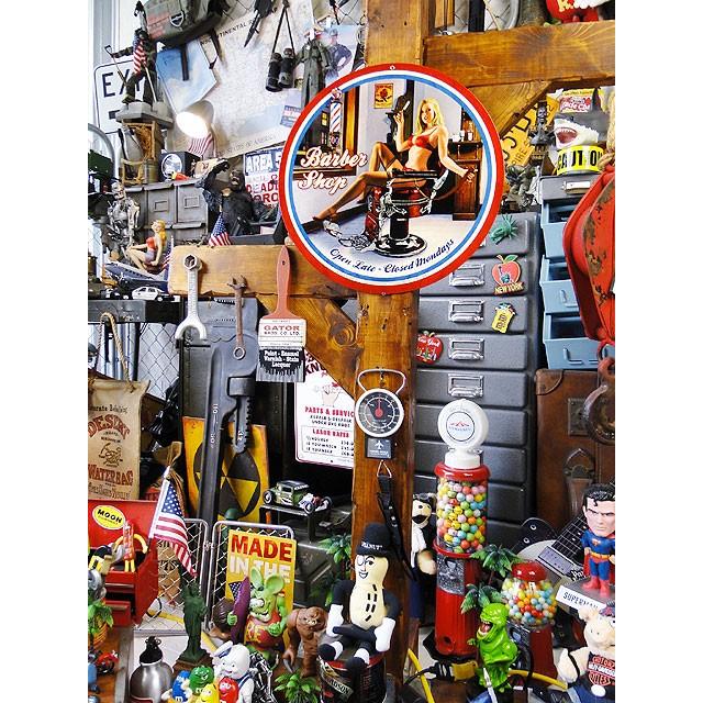 バーバーショップ　ピンナップガール　U.S.ヘヴィースチールサイン　アメリカ雑貨　アメリカン雑貨 |  | 06