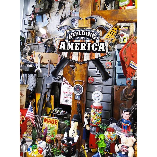 アメリカの建築屋さん　クロスハンマー　U.S.ヘヴィースチールサイン　アメリカ雑貨　アメリカン雑貨 |  | 05