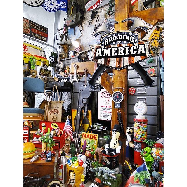 アメリカの建築屋さん　クロスハンマー　U.S.ヘヴィースチールサイン　アメリカ雑貨　アメリカン雑貨 |  | 07