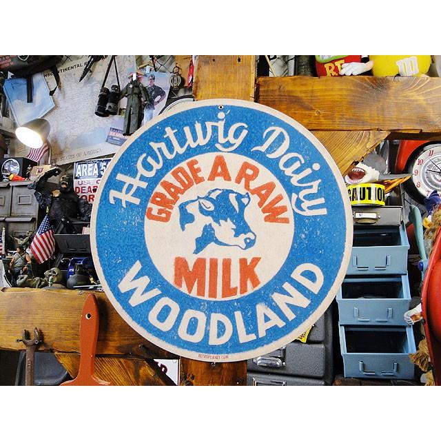 ミルク　U.S.ヘヴィースチールサイン　アメリカ雑貨　アメリカン雑貨 | 