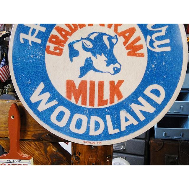 ミルク　U.S.ヘヴィースチールサイン　アメリカ雑貨　アメリカン雑貨 |  | 02