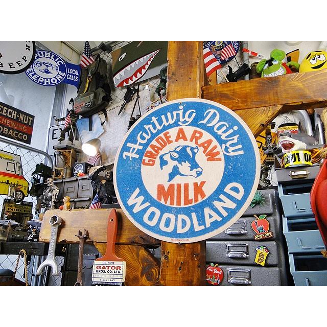 ミルク　U.S.ヘヴィースチールサイン　アメリカ雑貨　アメリカン雑貨 |  | 03