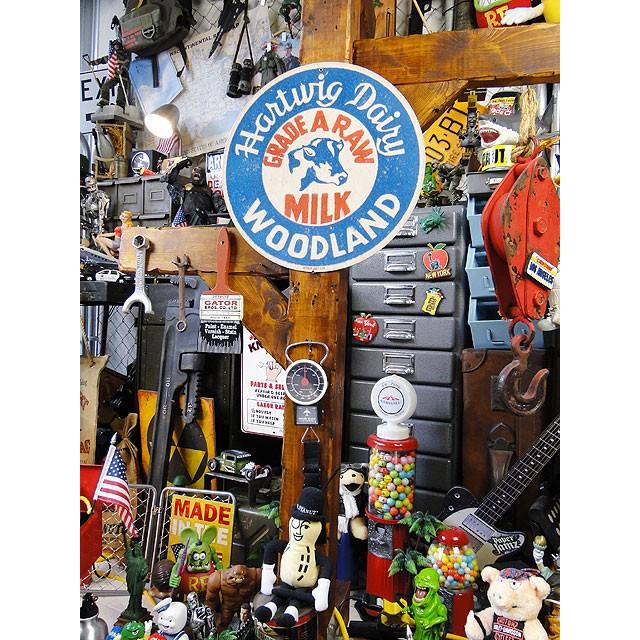 ミルク　U.S.ヘヴィースチールサイン　アメリカ雑貨　アメリカン雑貨 |  | 04