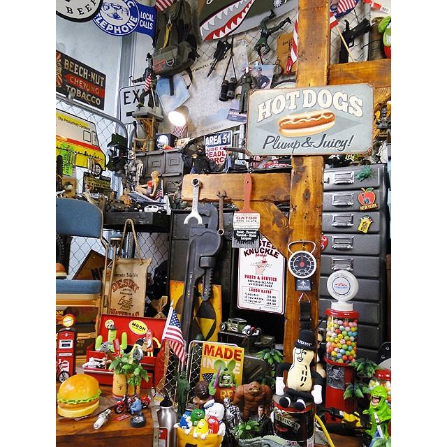 ホットドッグ U.S.ヘヴィースチールサイン Sサイズ アメリカ雑貨