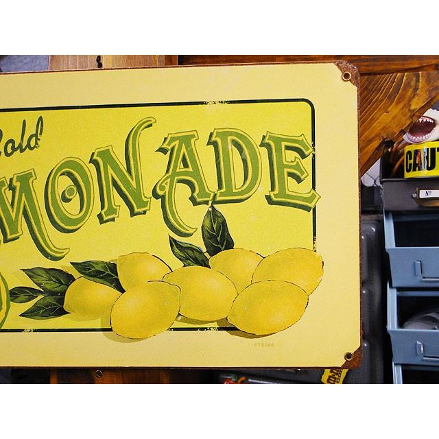 ★稀少な絶盤品★ レモネード　U.S.ヘヴィースチールサイン　アメリカ雑貨 アメリカン雑貨 |  | 02
