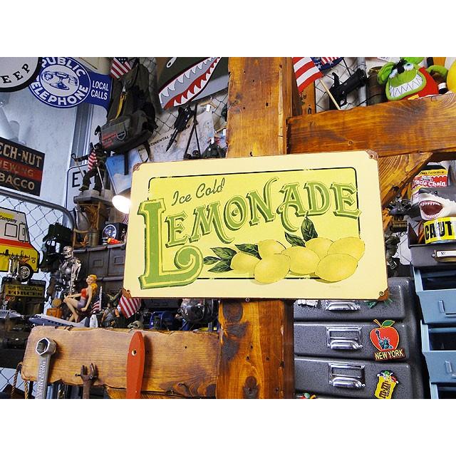 ★稀少な絶盤品★ レモネード　U.S.ヘヴィースチールサイン　アメリカ雑貨 アメリカン雑貨 |  | 03