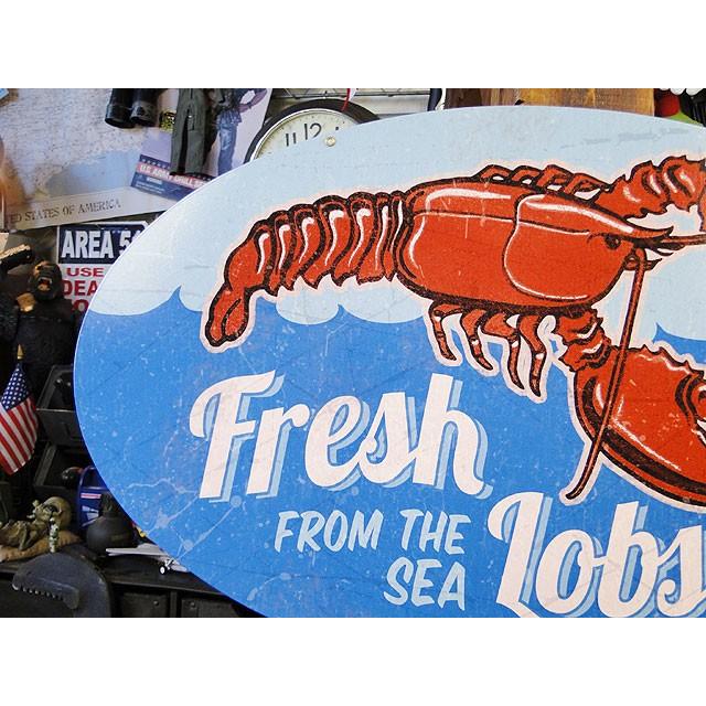 ☆稀少な絶盤品☆ フレッシュロブスター U.S.ヘヴィースチールサイン