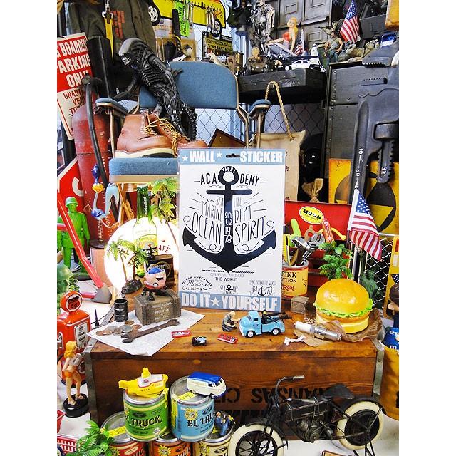 アメリカンウォールステッカー　（アンカー）　アメリカン雑貨　ステッカー　かわいい　デカール　シール　インテリア　壁面装飾　男前 |  | 05