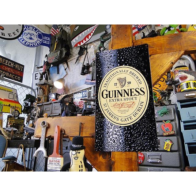 アメリカン レトロ ギネスビール ブリキ看板 ビアラベル □ アメリカン