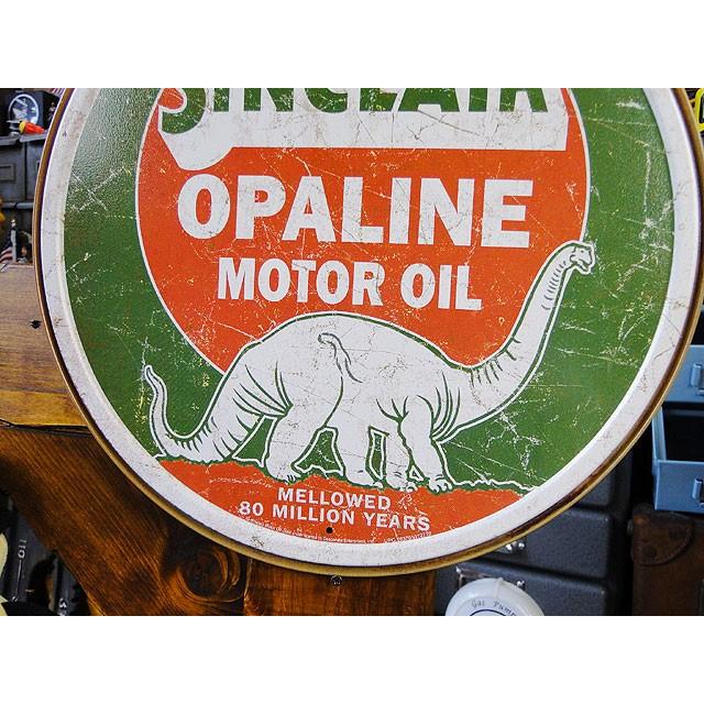 シンクレア　ブリキ看板　（Opaline Round）　■ アメリカン雑貨 アメリカ雑貨 |  | 02