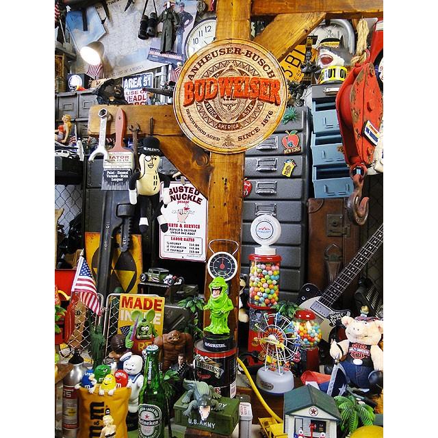 バドワイザー　ブリキ看板　（ビア樽）　■ アメリカン雑貨 アメリカ雑貨 | アメリカン レトロ | 03