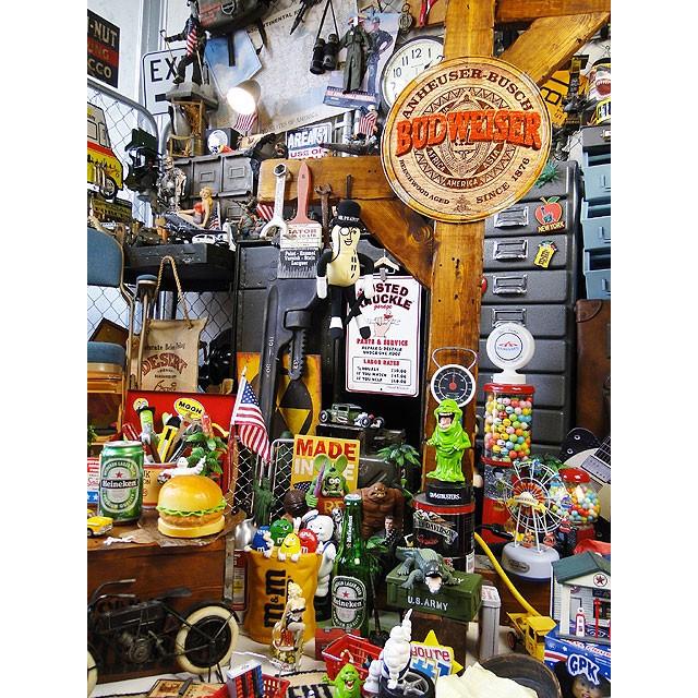 バドワイザー　ブリキ看板　（ビア樽）　■ アメリカン雑貨 アメリカ雑貨 | アメリカン レトロ | 05