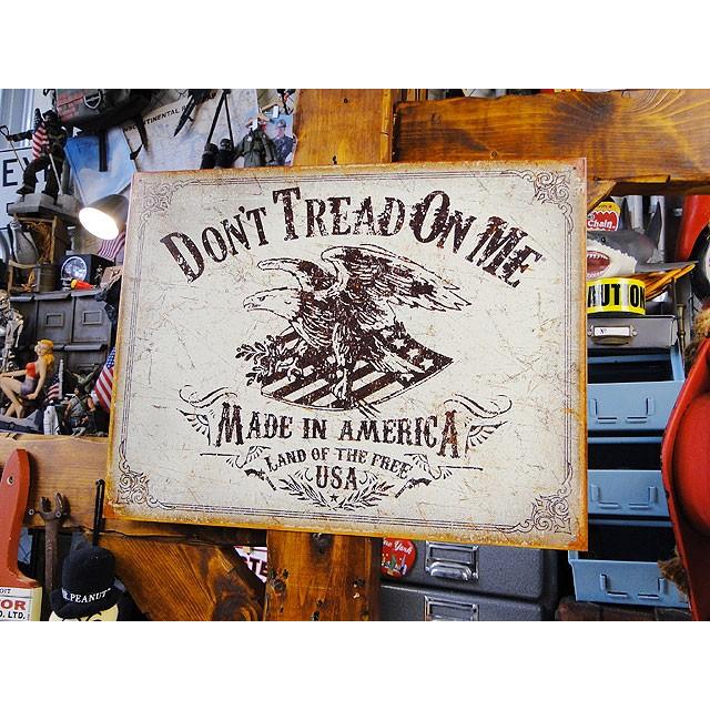 Don't Tread On Me　ブリキ看板　（星条旗＆イーグル）　■ アメリカン雑貨 アメリカ雑貨 | 