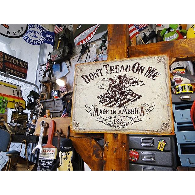 Don't Tread On Me　ブリキ看板　（星条旗＆イーグル）　■ アメリカン雑貨 アメリカ雑貨 |  | 03