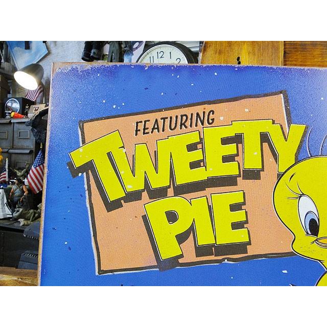 アメリカン レトロ ルーニー・テューンズ トゥイーティー ブリキ看板