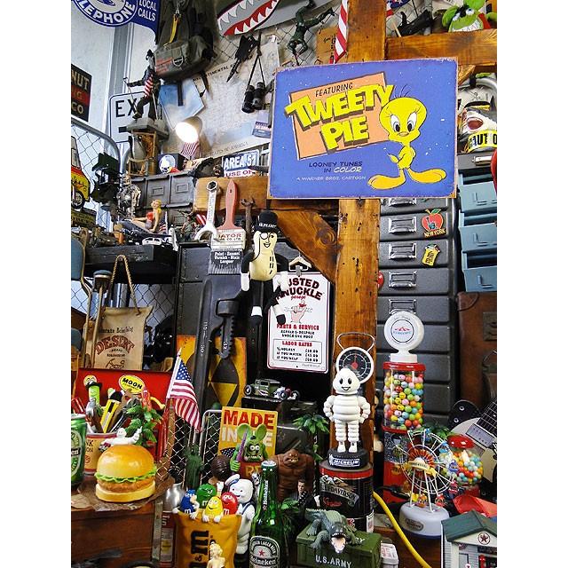 アメリカン レトロ ルーニー・テューンズ トゥイーティー ブリキ看板