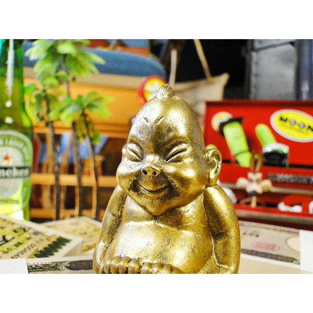 大阪名物ビリケンさんの縁起のええ置物　（SSサイズ）　※ミニ畳は別売です　■　アメリカン雑貨　アメリカ雑貨 |  | 02