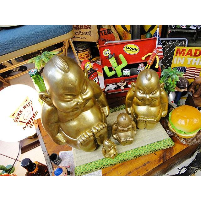 大阪名物ビリケンさんの縁起のええ置物　（4体セット）　※ミニ畳は別売です　■　アメリカ雑貨　アメリカン雑貨 |  | 02