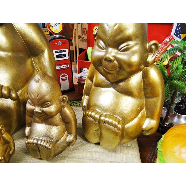 大阪名物ビリケンさんの縁起のええ置物　（4体セット）　※ミニ畳は別売です　■　アメリカ雑貨　アメリカン雑貨 |  | 05