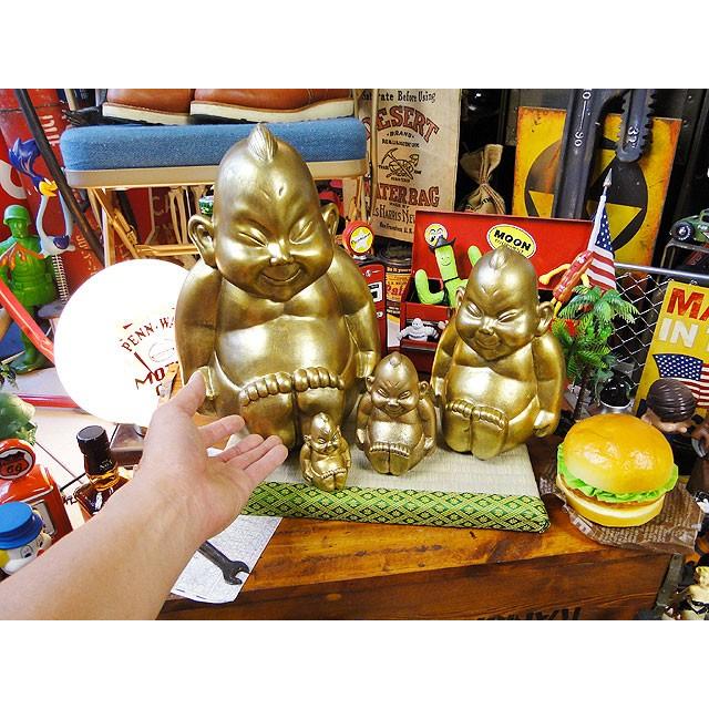 大阪名物ビリケンさんの縁起のええ置物　（4体セット）　※ミニ畳は別売です　■　アメリカ雑貨　アメリカン雑貨 |  | 06