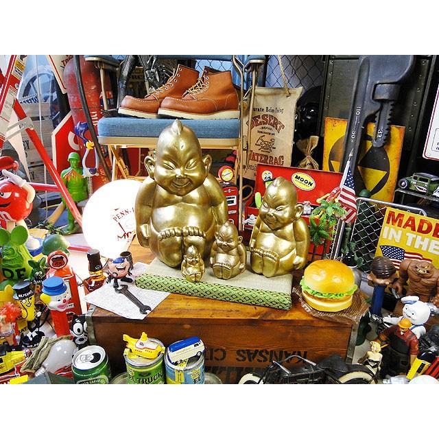 大阪名物ビリケンさんの縁起のええ置物　（4体セット）　※ミニ畳は別売です　■　アメリカ雑貨　アメリカン雑貨 |  | 07