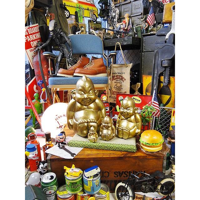 大阪名物ビリケンさんの縁起のええ置物　（4体セット）　※ミニ畳は別売です　■　アメリカ雑貨　アメリカン雑貨 |  | 08