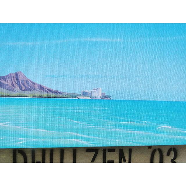 ハワイアン キャンバスアート （ワイキキビーチ/パームツリー