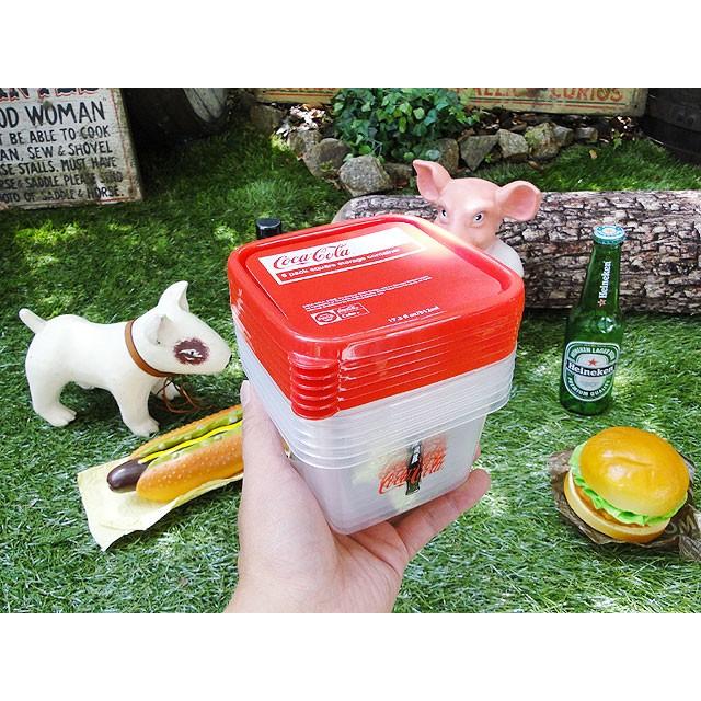 コカ・コーラブランド　スクエア・ストレージコンテナ　6Pセット アメリカン雑貨　アメリカ雑貨 | Coca Cola | 02