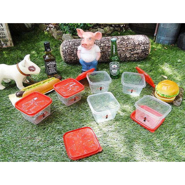 コカ・コーラブランド　スクエア・ストレージコンテナ　6Pセット アメリカン雑貨　アメリカ雑貨 | Coca Cola | 03