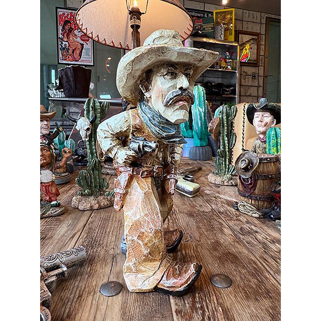 カウボーイ ウッドカットフィギュア アメリカン雑貨 アメリカ雑貨