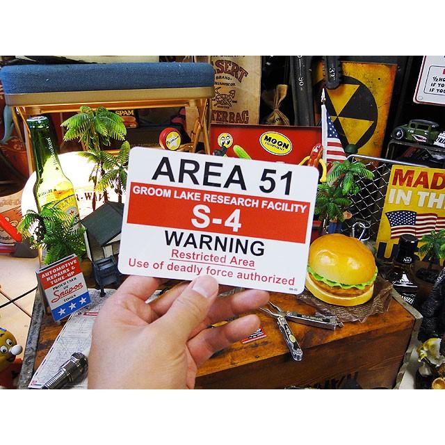 アメリカンサイン ウォールステッカー （エリア51） アメリカン雑貨