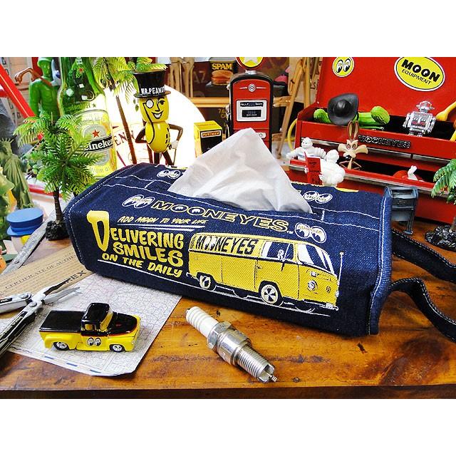 ダメージデニム☆ティッシュケース☆ステンシル