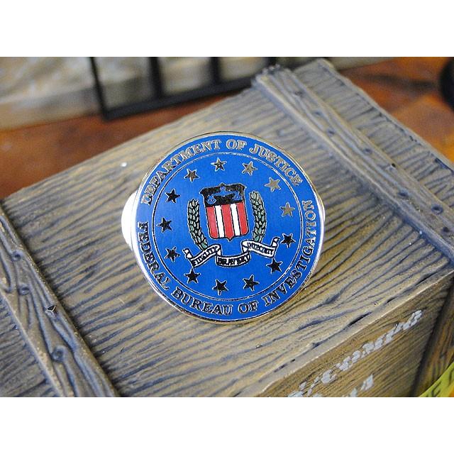 アメリカンポリス ピンバッジ （FBIロゴ） アメリカン雑貨 アメリカ