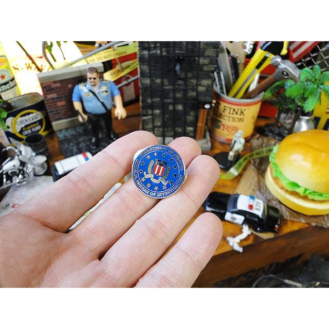 アメリカンポリス ピンバッジ （FBIロゴ） アメリカン雑貨 アメリカ
