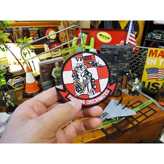 トムキャット　ミリタリーワッペン　（ファイティング/チェックメイツ）　アメリカ雑貨　アメリカン雑貨 爆買 |  | 01