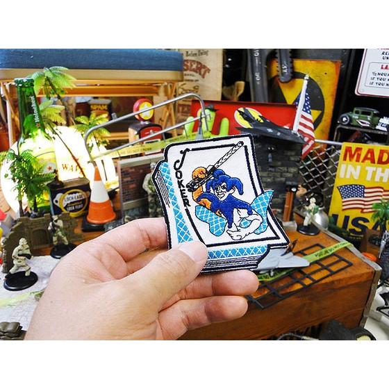 U.S.エアフォース　爆撃機に描かれたノーズアートのジョーカー　ミリタリーワッペン　アメリカ雑貨 アメリカン雑貨 |  | 01