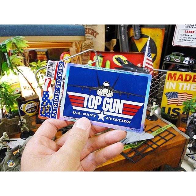 ミリタリープリズムステッカー　スクエア/Sサイズ　（トップガン）　アメリカン雑貨 アメリカ雑貨 |  | 01
